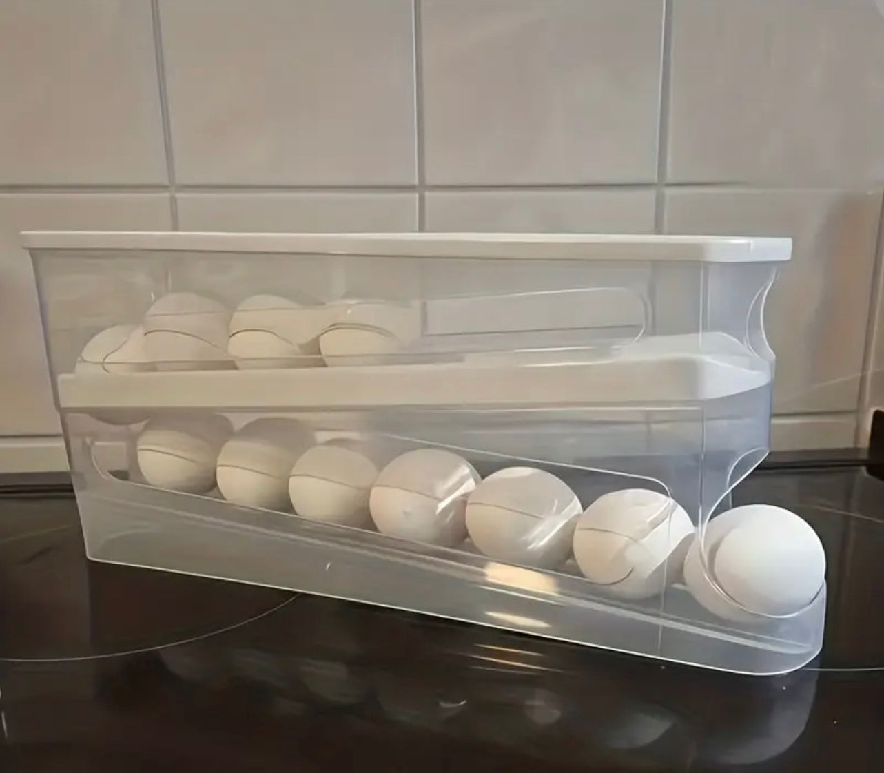 AutoRoll Egg Organizer
